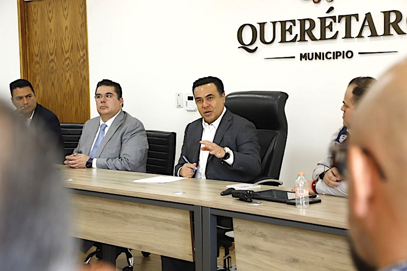 Revisan estrategia para temporada de lluvias en la Capital de Querétaro.