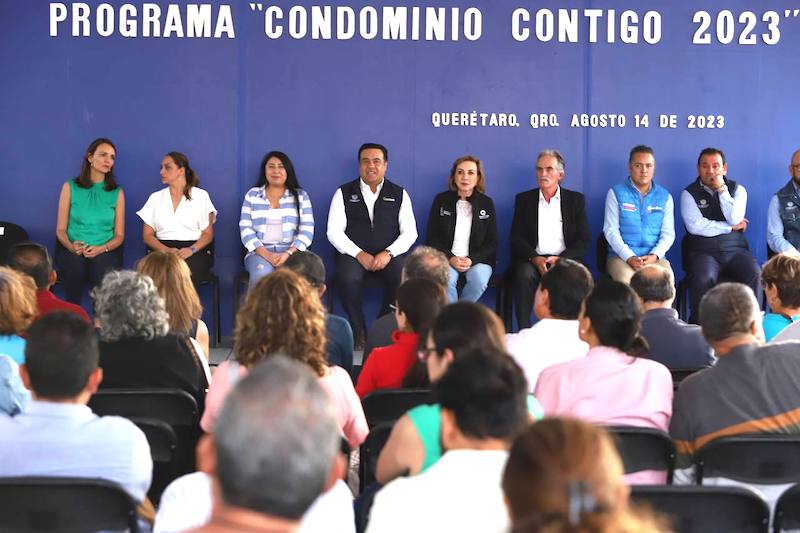 Presentan el programa "Condominio Contigo 2023" en la Delegación Epigmenio González.
