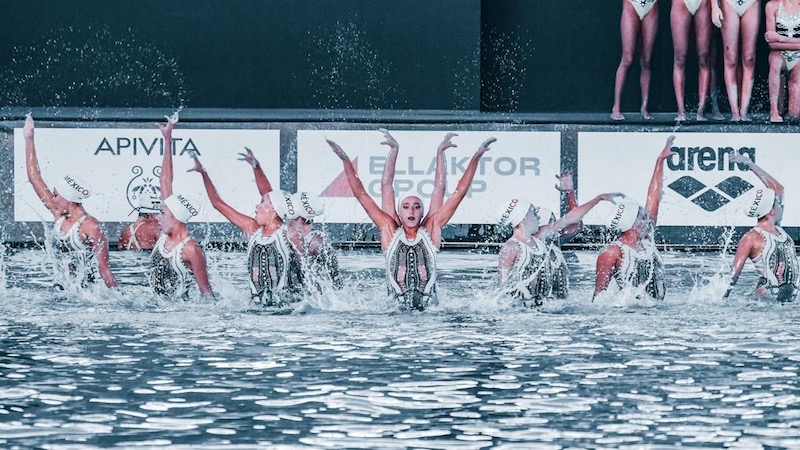 Destaca atleta queretana en Campeonato Mundial de Natación Artística