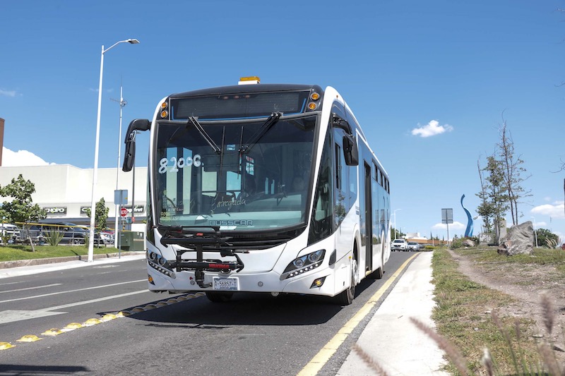 En Querétaro, arrancan pruebas de la ruta de transporte público T-12 operada por mujeres