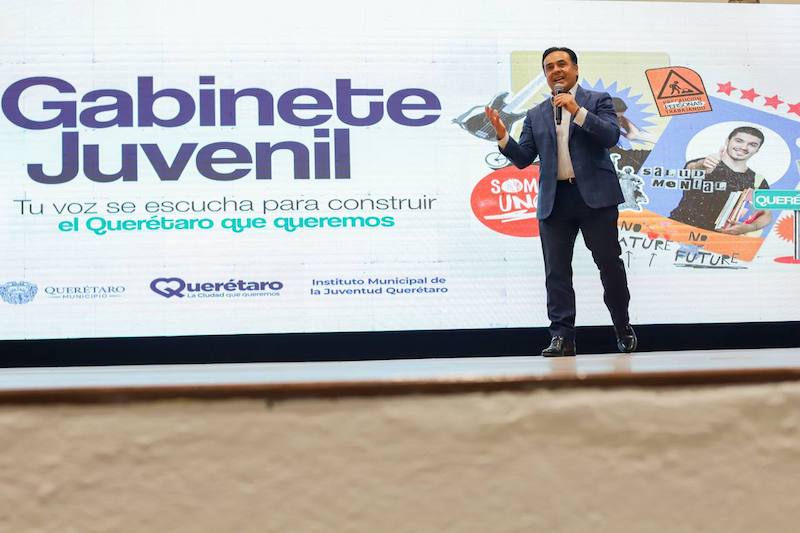 Gabinete juvenil 2023 en Querétaro Capital presenta sus proyectos.