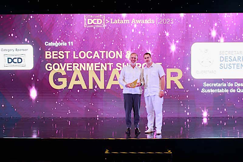 Querétaro, el mejor sitio para los data centers; DCD Latam Awards otorga premio.