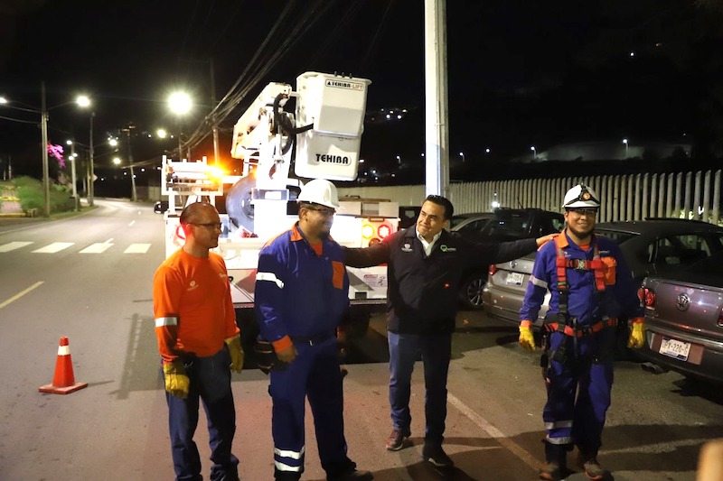 Aumenta el número de luminarias 7% en el Municipio de Querétaro.