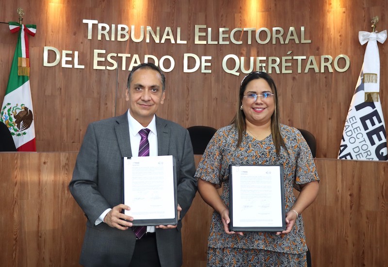IEEQ y el TEEQ firman convenio de cara a las elecciones de 2024.