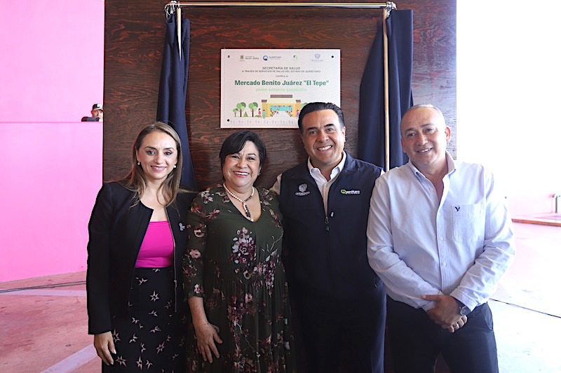 Certifican al mercado El Tepe como promotor de la salud.