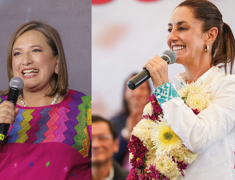 Elecciones 2024: Claudia Sheinbaum supera por 7 puntos a Xóchitl Gálvez.