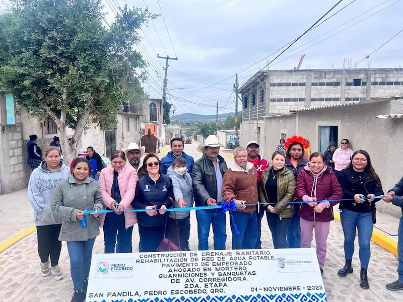 Inicia segunda etapa urbanización en San Fandila.