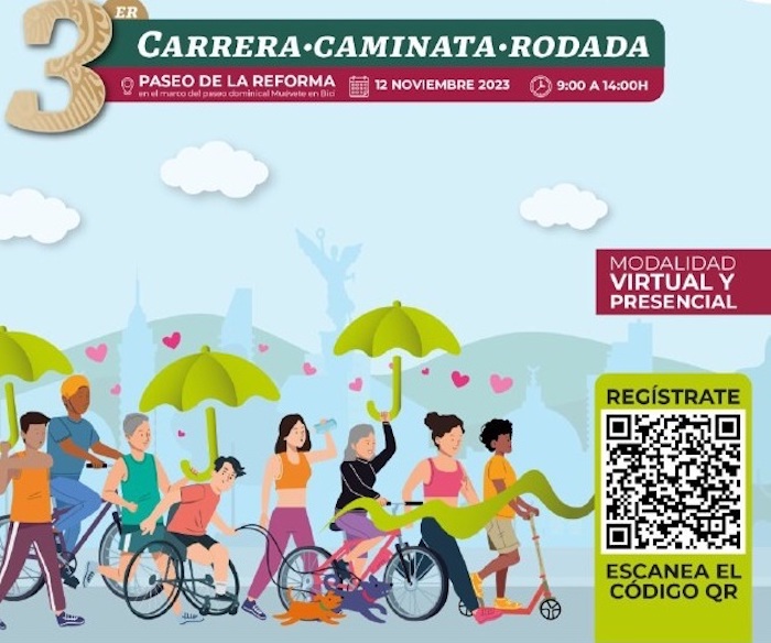 SESA invita a participar en la 3ª Carrera, Caminata, Rodada virtual.