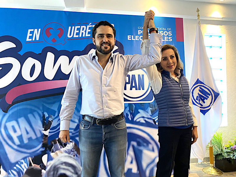 Lupita Murguía y Agustín Dorantes se registran como precandidatos al Senado
