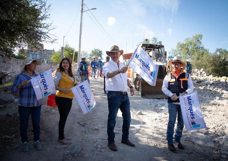 Inician obras de urbanización en El Marqués por 20 mdp.