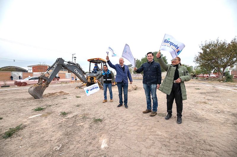 En El Marqués arrancan obras en los Fraccionamientos Villas La Piedad y Colinas de la Piedad por 12 mdp