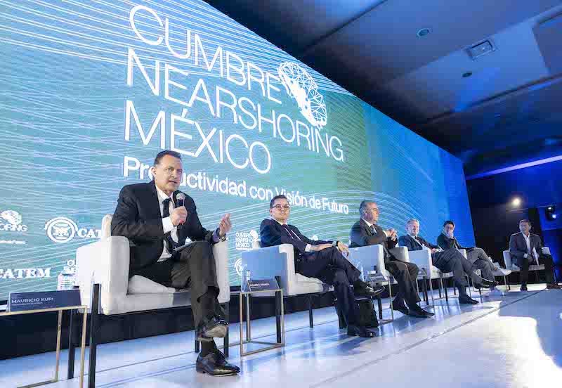 Gobernador Mauricio Kuri destaca ventajas de Querétaro en cumbre de Nearshoring