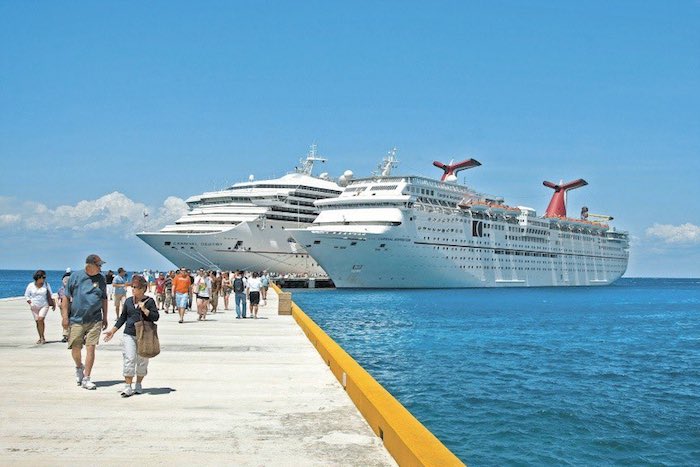 México espera recibir 9 millones 334 mil turistas en cruceros durante 2024.
