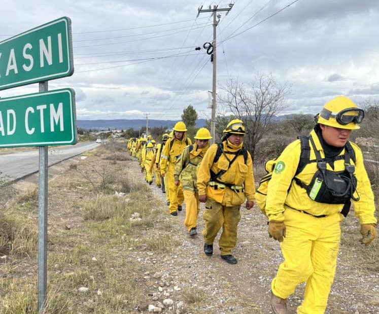 Se registra incendio cerro El Tepozán, Cadereyta,