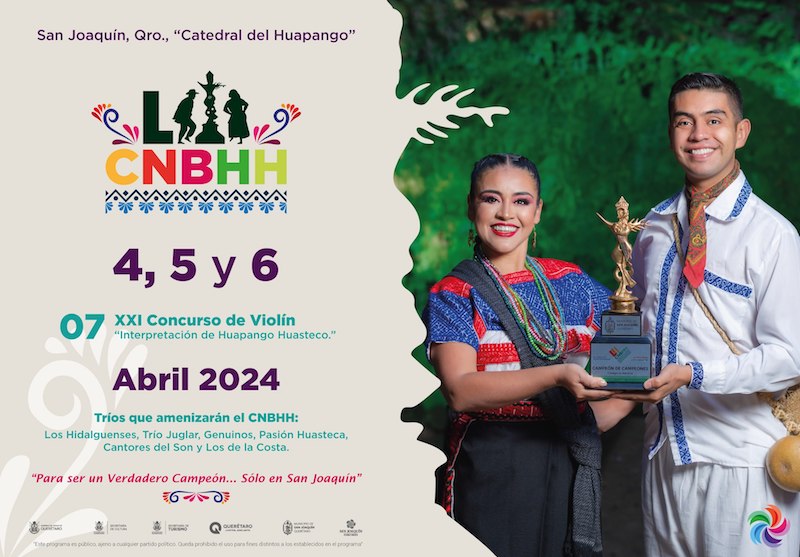 Convocatoria del LIII Concurso Nacional de Baile de Huapango Huasteco 2024
