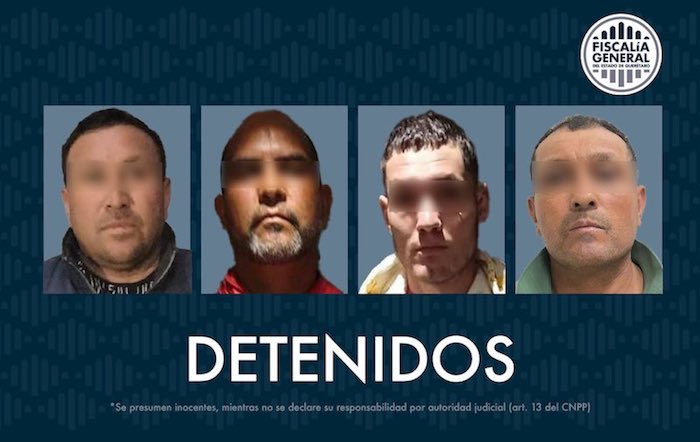 Cuatro personas en prisión por homicidio en La Gotera, Santa Rosa Jáuregui, Querétaro.