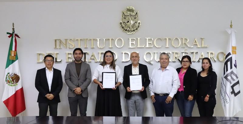 IEEQ y UNA signan convenio para auditar el PREP.