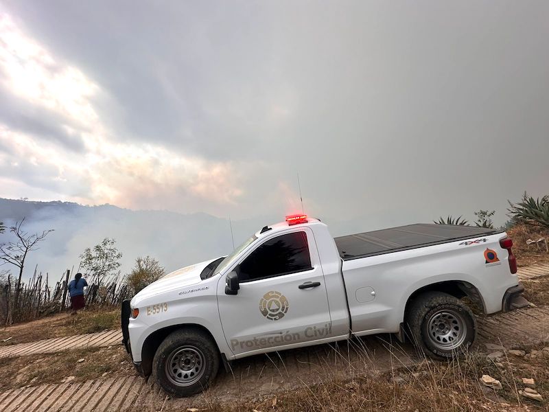 Incendio en el Cerro El Tepozán, Cadereyta afecta 15 hectáreas.