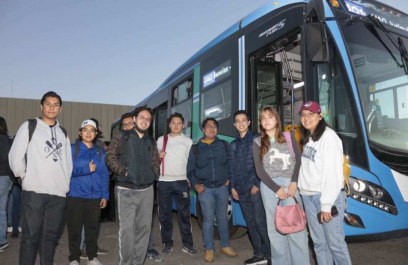 Inician operaciones dos nuevas rutas de transporte público en la UAQ.