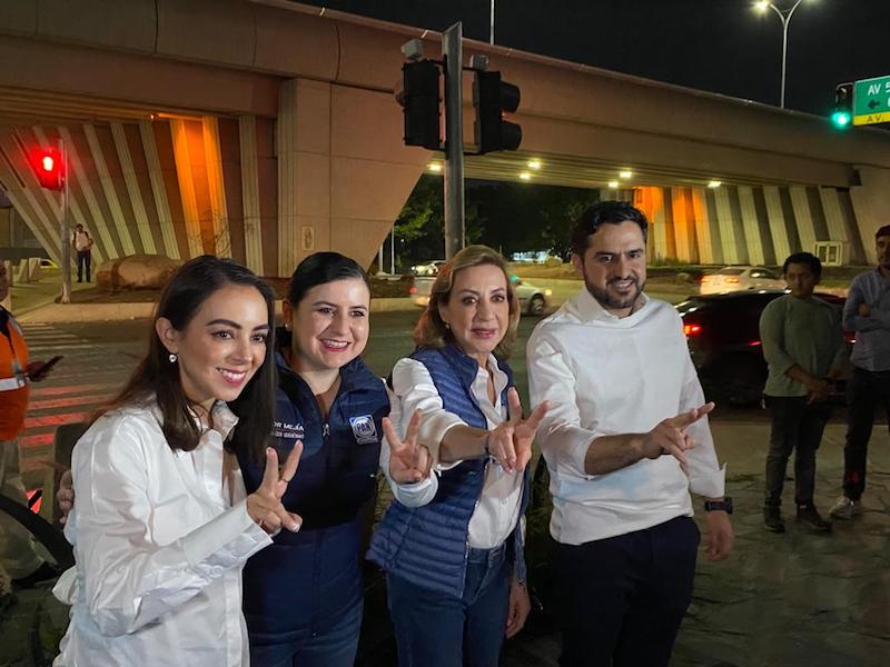 Lupita Murguía y Agustín Dorantes inician campaña con compromisos para las familias queretanas