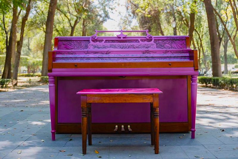 Pianos toman las calles del Centro Histórico de Querétaro.