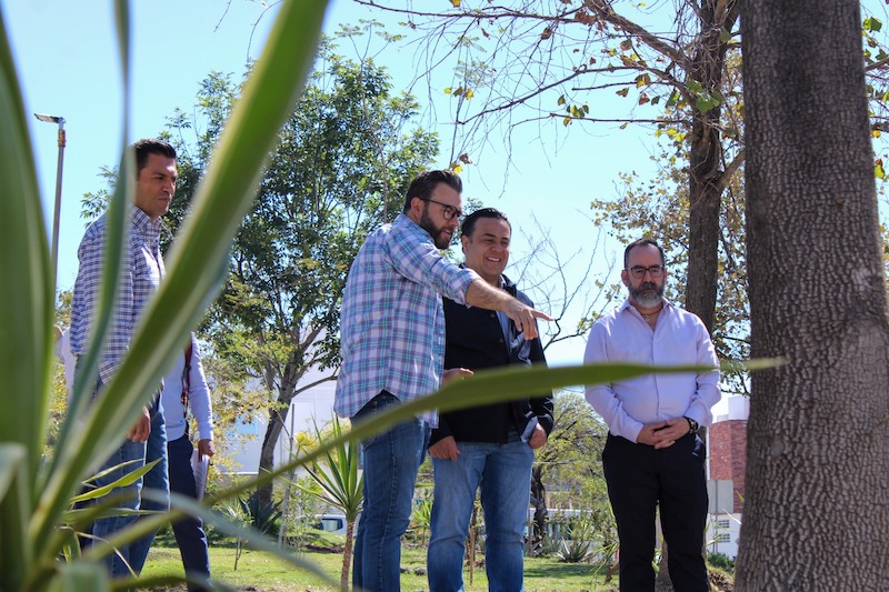 Supervisan rehabilitacion de espacios publicos e imagen urbana en la Capital queretana