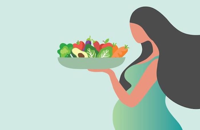 Algunas recomendaciones para la alimentación durante el embarazo.