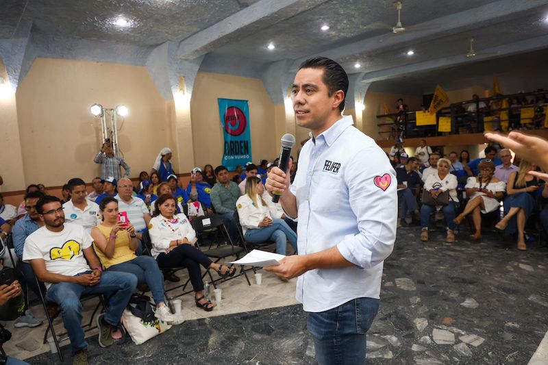 Candidato de Morena tiene miedo a presentar declaración 5 de 5, asegura Felifer