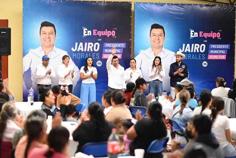 Reafirma Jairo Morales su compromiso con las Mujeres Huimilpenses