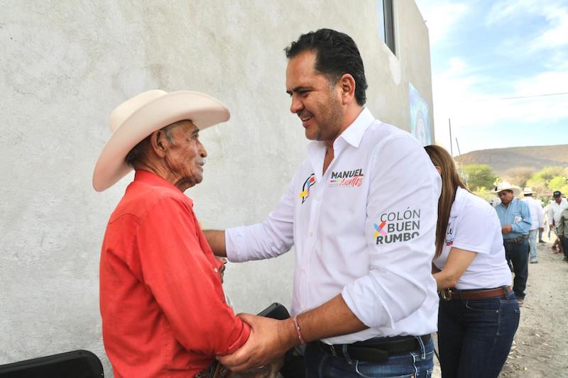 Reafirma Manuel Montes su compromiso con el sector ganadero de Colón