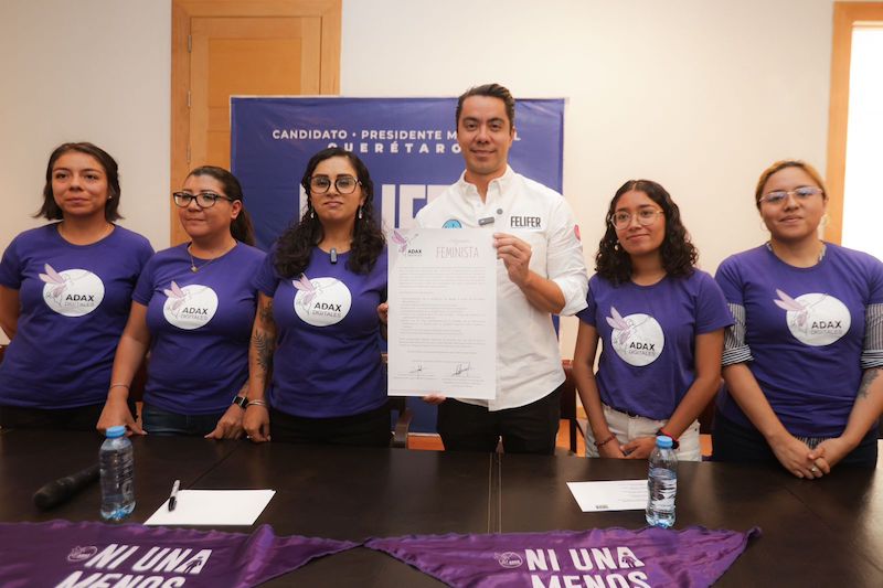 Felifer firma la Agenda Feminista promovida por la Asociación ADAX Digitales.