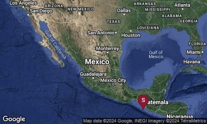 Se registra fuerte sismo de intensidad 6.2 con epicentro en Chiapas.