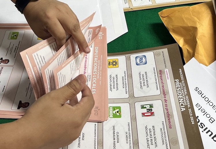 El Instituto Nacional Electoral (INE), informó que están garantizadas las condiciones para realizar unas elecciones limpias el 2 de junio.
