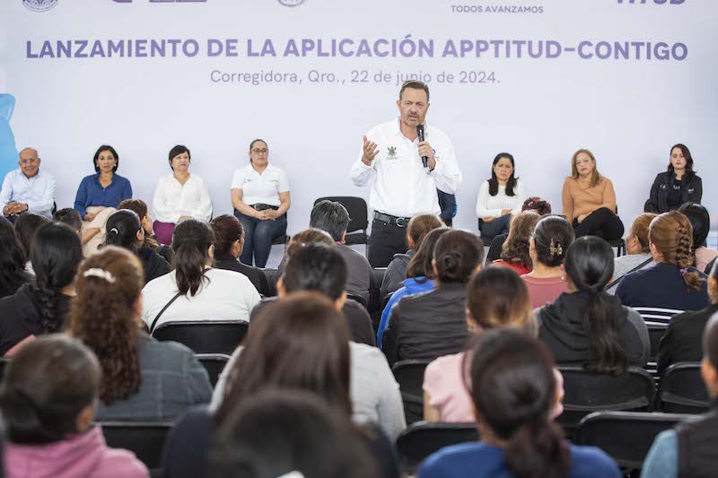 Mauricio Kuri presenta la plataforma APPTITUD – CONTIGO