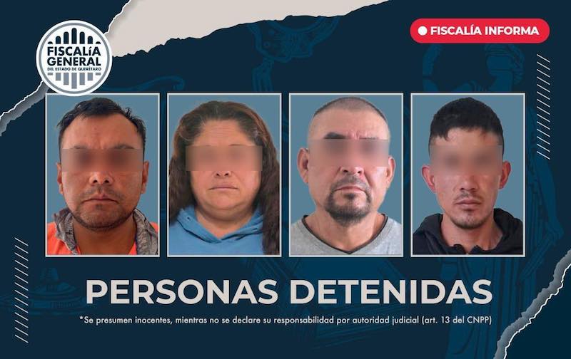 Cateos en Huimilpan dejan cuatro detenidos por delitos contra la salud