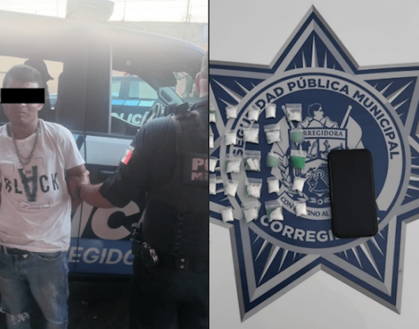 Detenido en Santa Bárbara, Corregidora, con 32 dosis de presunta metanfetamina