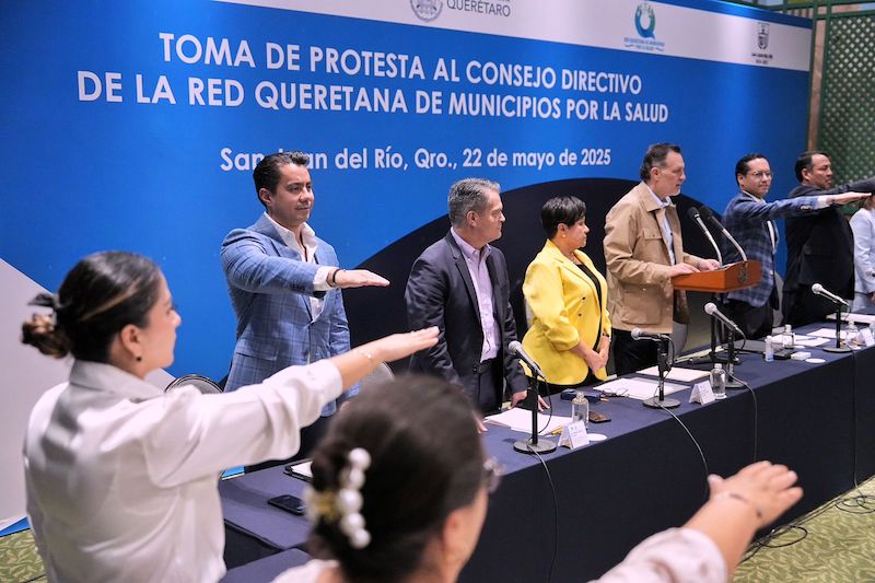 Felifer Macías asume la Vicepresidencia de la Red Queretana de Municipios por la Salud