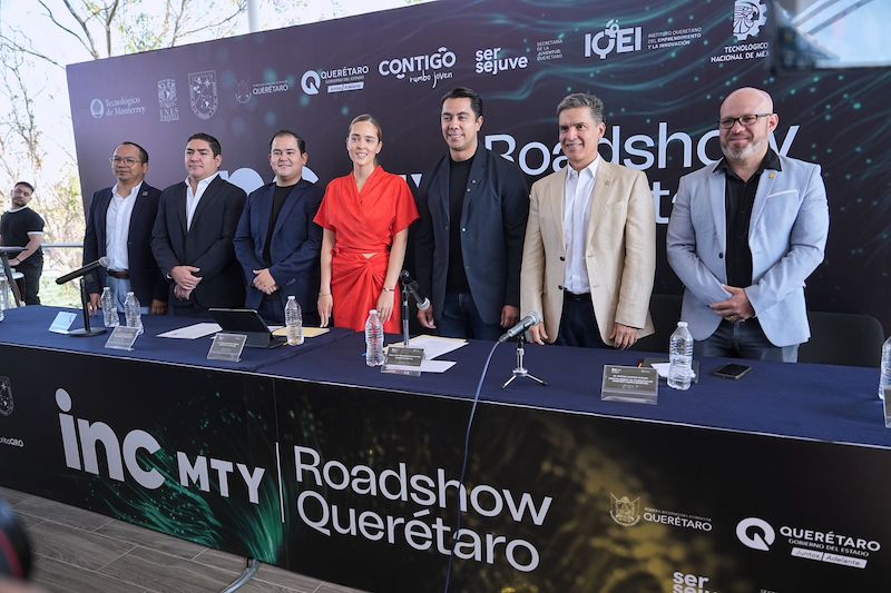 Felifer Macías impulsa el emprendimiento juvenil en el “IncMTY Roadshow Querétaro”