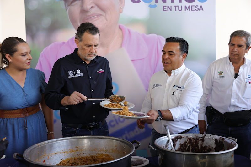 Mauricio Kuri pone en marcha el programa “Contigo en tu Mesa” en Landa de Matamoros