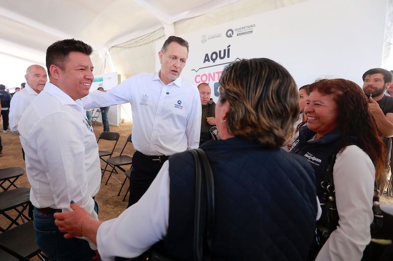 Mauricio Kuri y Jairo Morales encabezan jornada “Aquí Contigo” en Huimilpan
