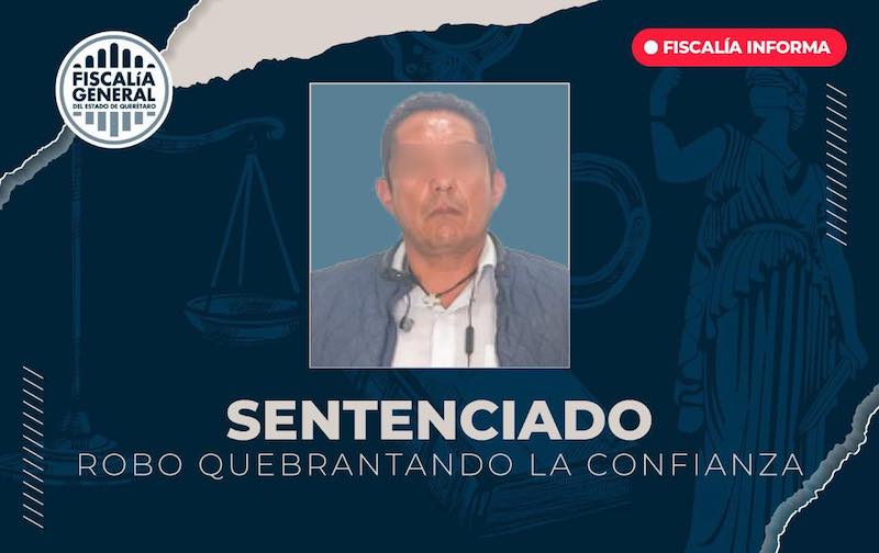 Siete años de prisión a sujeto por robo a cafetería en Los Arcos, Querétaro