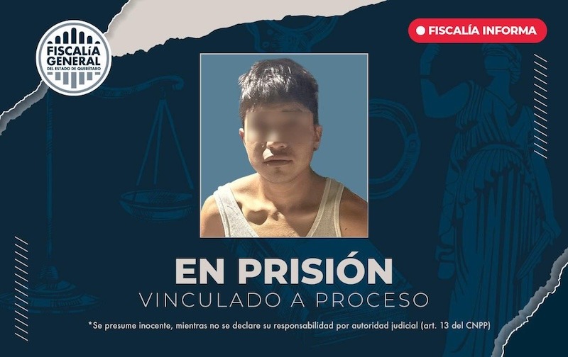Sujeto es vinculado a proceso por robo calificado en Santa Rosa Jáuregui