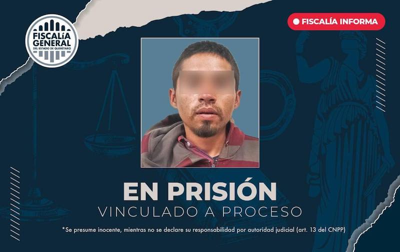 Vinculan a proceso a sujeto por robo a casa habitación en Huimilpan