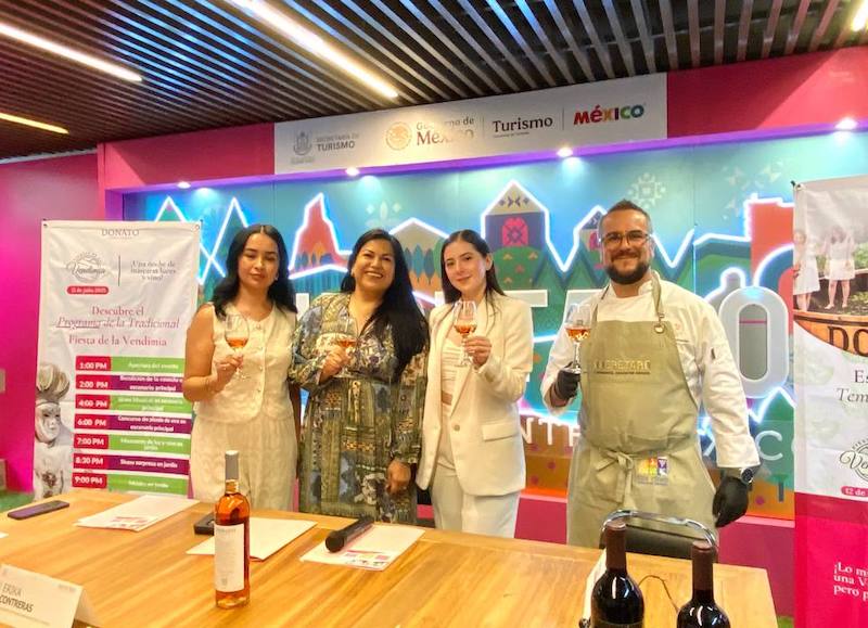 Anuncian la Fiesta de la Vendimia Donato 2025 en Querétaro