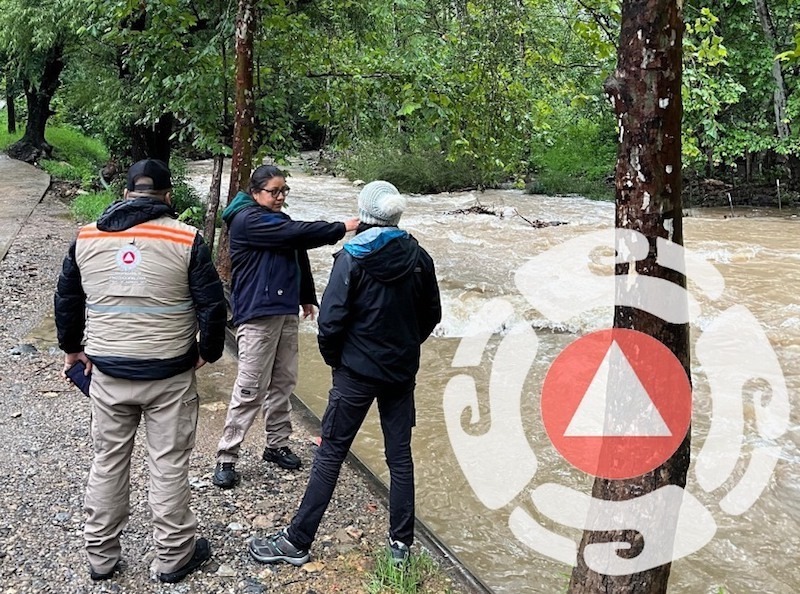 Cierran puntos turísticos en la Sierra Gorda de Querétaro ante intensas lluvias