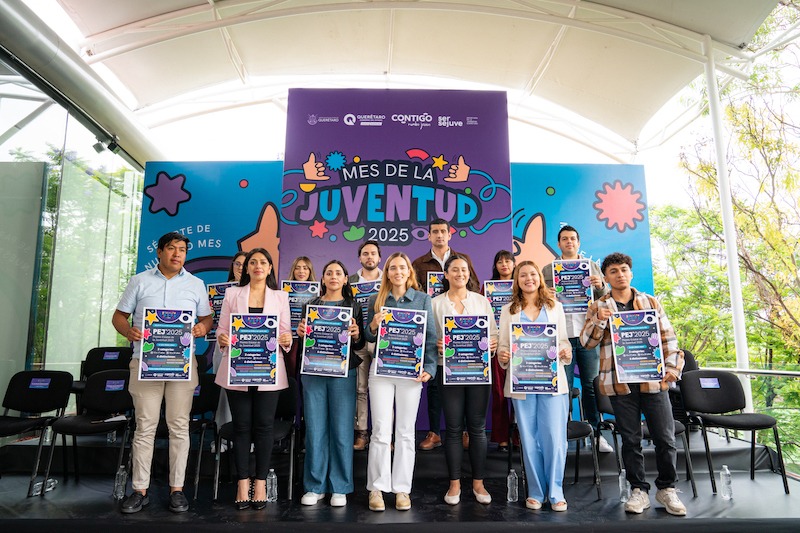 Presentan convocatoria del Premio Estatal de la Juventud 2025 en Querétaro