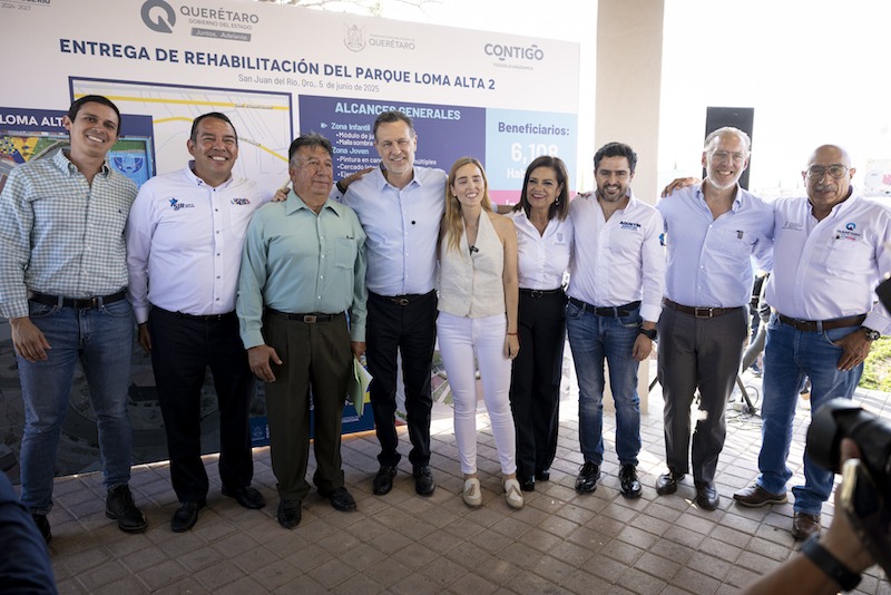 Rehabilitan Parque Loma Alta 2 en San Juan del Río