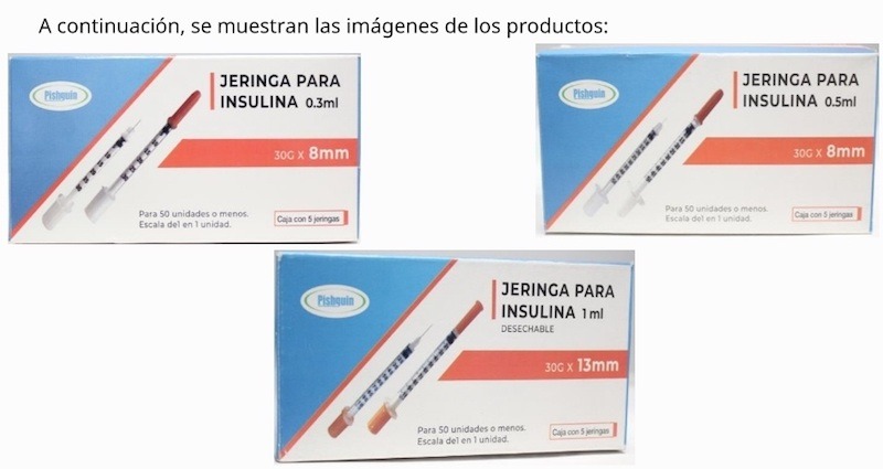 COFEPRIS emite Alerta Sanitaria por comercialización ilegal de Jeringa para insulina