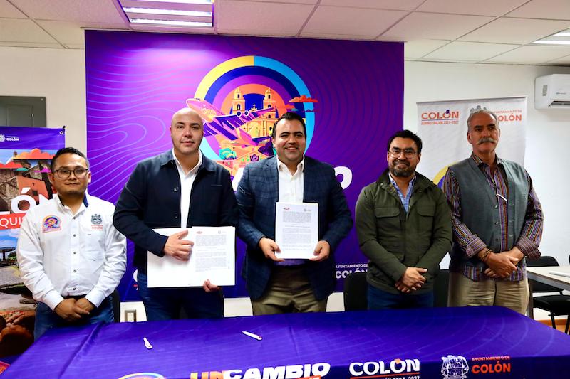 Colón firma convenio con la CMIC para fortalecer obras con calidad y transparencia