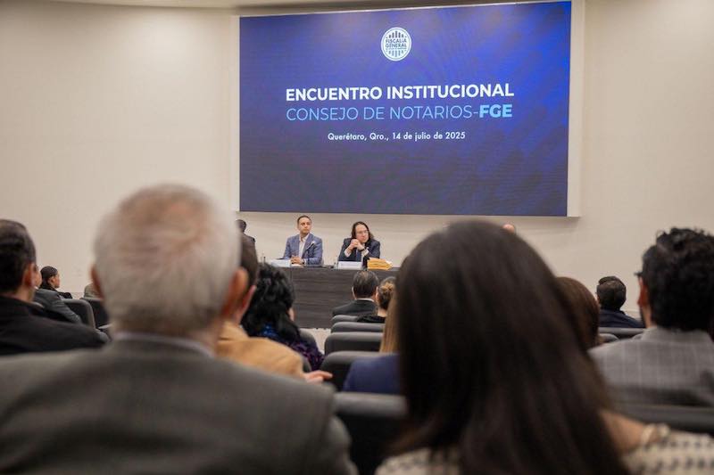 Fiscalía y Notarios de Querétaro refuerzan coordinación para fortalecer procuración de justicia